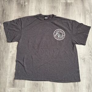 Laughlin River Run Shirt Mens 2XL Gray 2015 33rd Annual Motorcycle Biker Tee